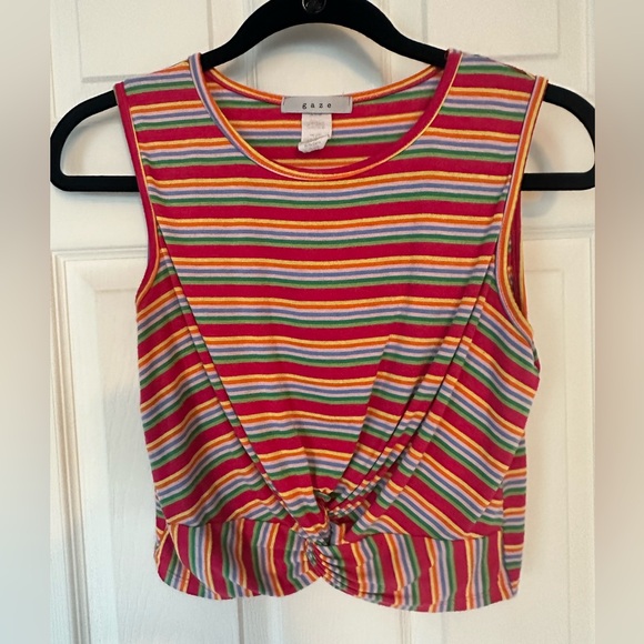 Gaze Multicolor Striped Top - Picture 1 of 5